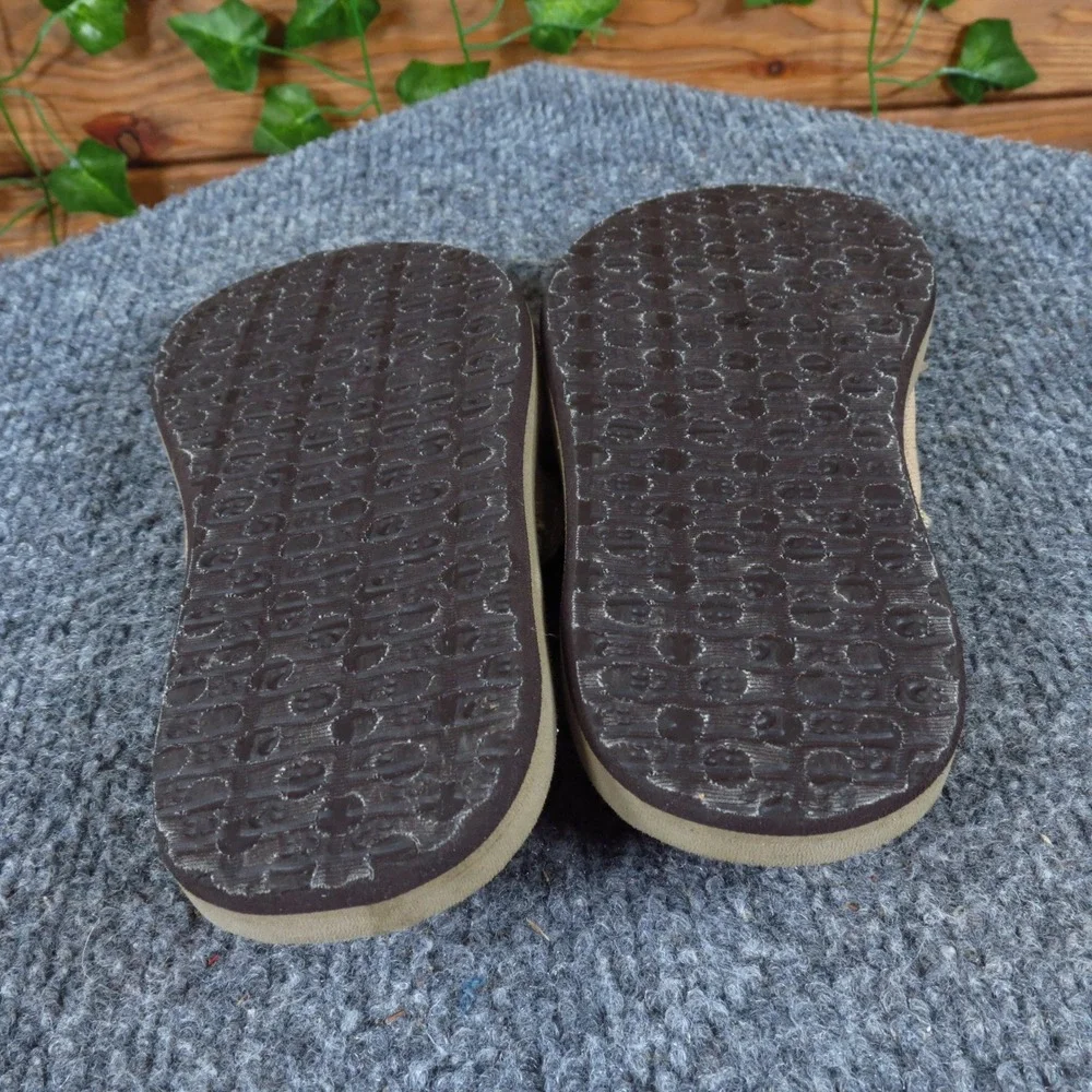 Sanuk Donna‎ Hemp Chill Toddler Boys Casual Shoe Size 10C Everyday Tan Fabric